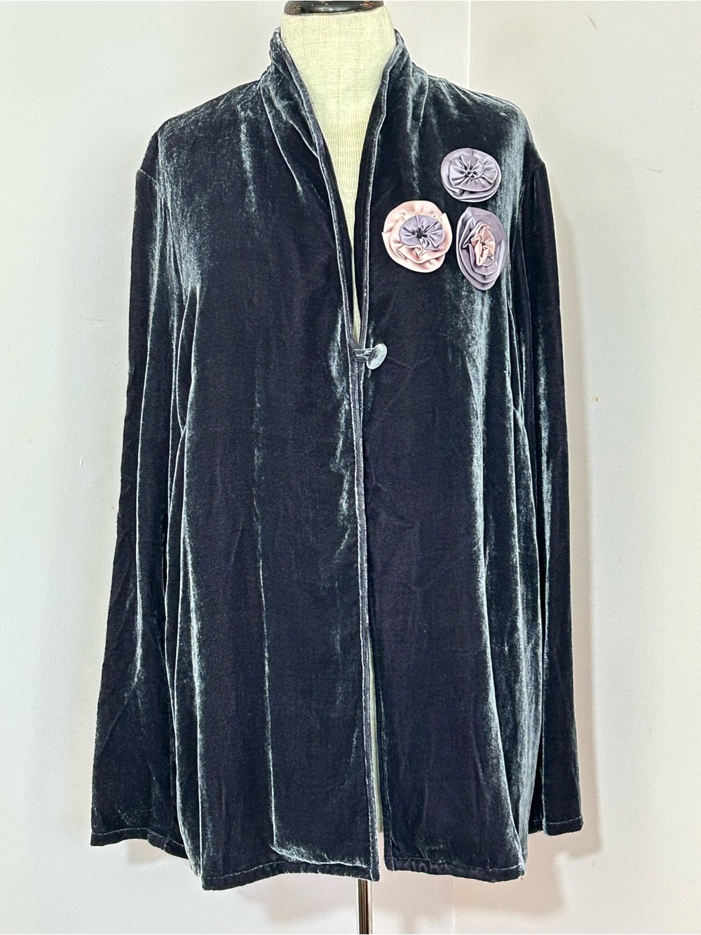 Vintage Neiman Marcus Silk Velvet Jacket XL